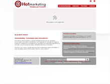 Tablet Screenshot of hotmarketing.com.br